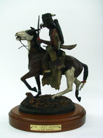 Appraisal: Leonard E ''Gus'' Shafer KS - Limited Edition Bronze Sculpture