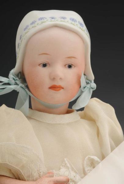 Appraisal: Gebr Heubach Character Baby with Molded Hat Description Germany Ca