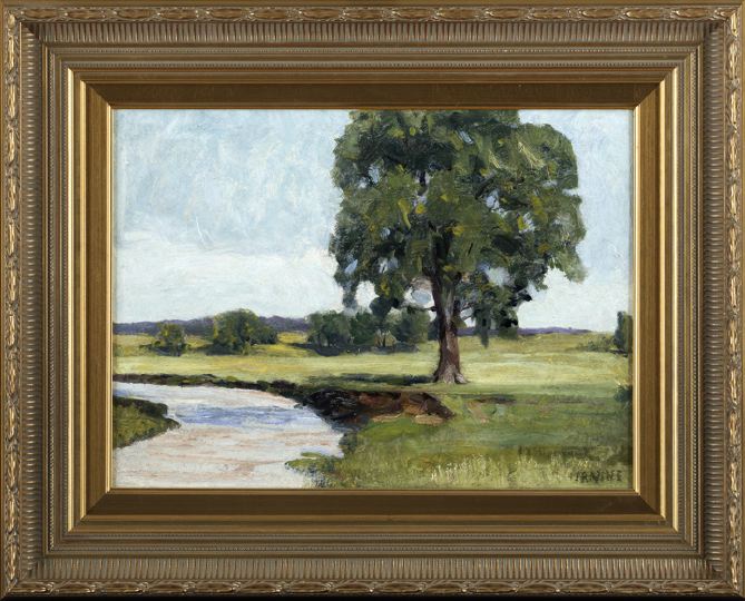 Appraisal: Wilson Henry Irvine American - Lowland oil on canvas indistinctly