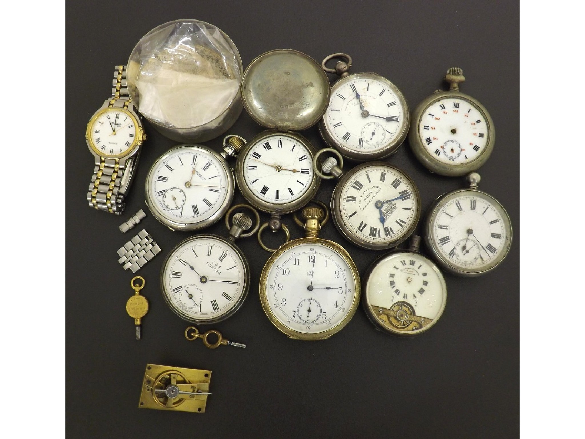 Appraisal: Quantity of assorted pocket watches in need of repair to