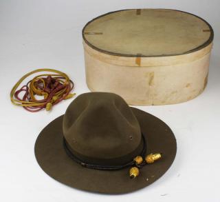 Appraisal: Circa Wwi Army Stetson Hat US Army Stetson Campaign Cover