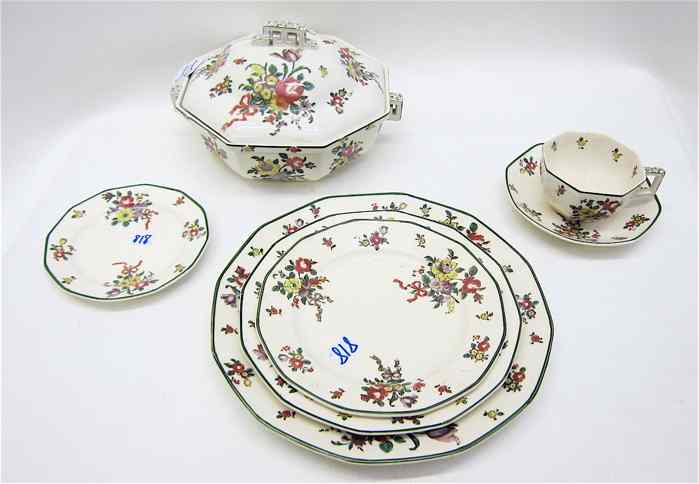 Appraisal: PIECE ROYAL DOULTON CHINA SET in the ''Old Leeds Sprays''