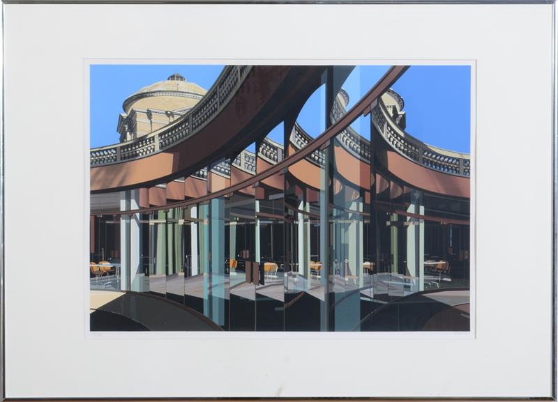 Appraisal: RICHARD ESTES b ROMA Screenprint in colors on wove paper