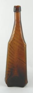 Appraisal: Bitters bottle Bitters- triangular marked on two panels 'Morning' -