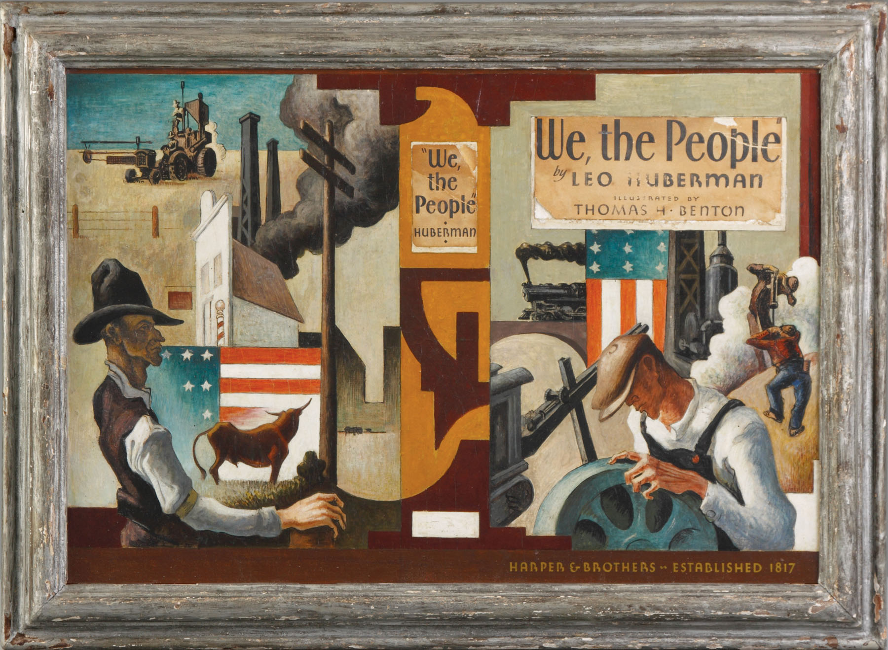 Appraisal: Thomas Hart Benton - Cover illustration for We the People