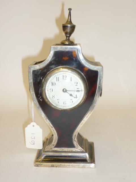 Appraisal: AN EDWARDIAN MANTLE TIMEPIECE maker Grey Co London in the