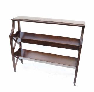 Appraisal: Mahogany Book Shelf Mahogany book shelf H x W x