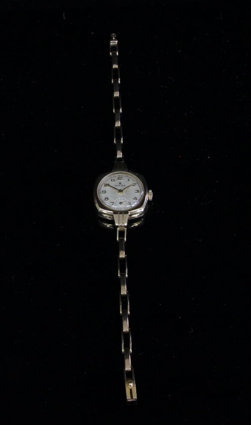 Appraisal: A lady's ct gold wristwatch signed Rolex