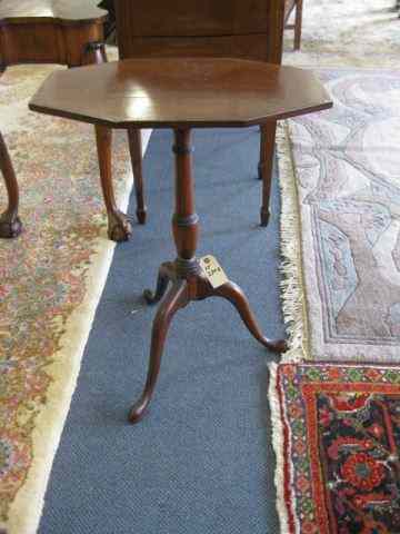 Appraisal: Period Tilt-Top Candlestand tri-footed paw feet '' tall '' x