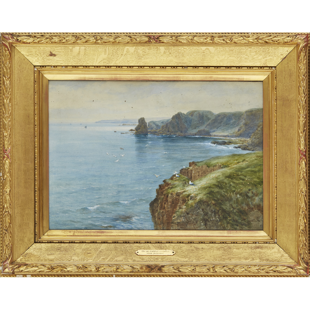 Appraisal: JOHN MITCHELL SCOTTISH - ON THE COAST AT MUCHALLS signed