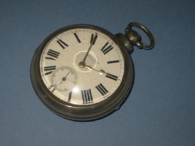 Appraisal: A SILVER PAIR CASED WATCH by J Maugham Beverley the