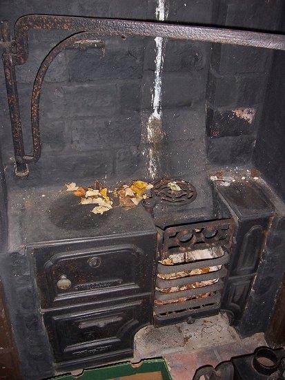 Appraisal: A cast iron stove by Alger and Blackmore Gloucester and