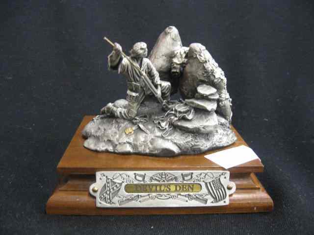 Appraisal: Chilmark Pewter Civil War Figurine ''Devil'sDen'' Gettysburg by Francis Barnum