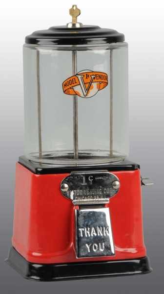 Appraisal: Victor -Cent Coin-Operated Vending Machine Description Working Modelk Appears to