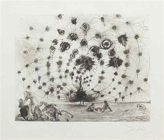 Appraisal: Salvador Dali Spanish - Argus from Mythologie - drypoint and