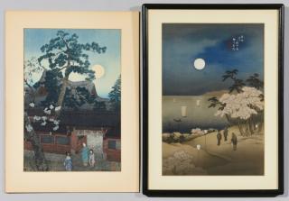 Appraisal: Japanese Shin Two Japanese Shin-hanga prints st item Shiro Kasamatsu