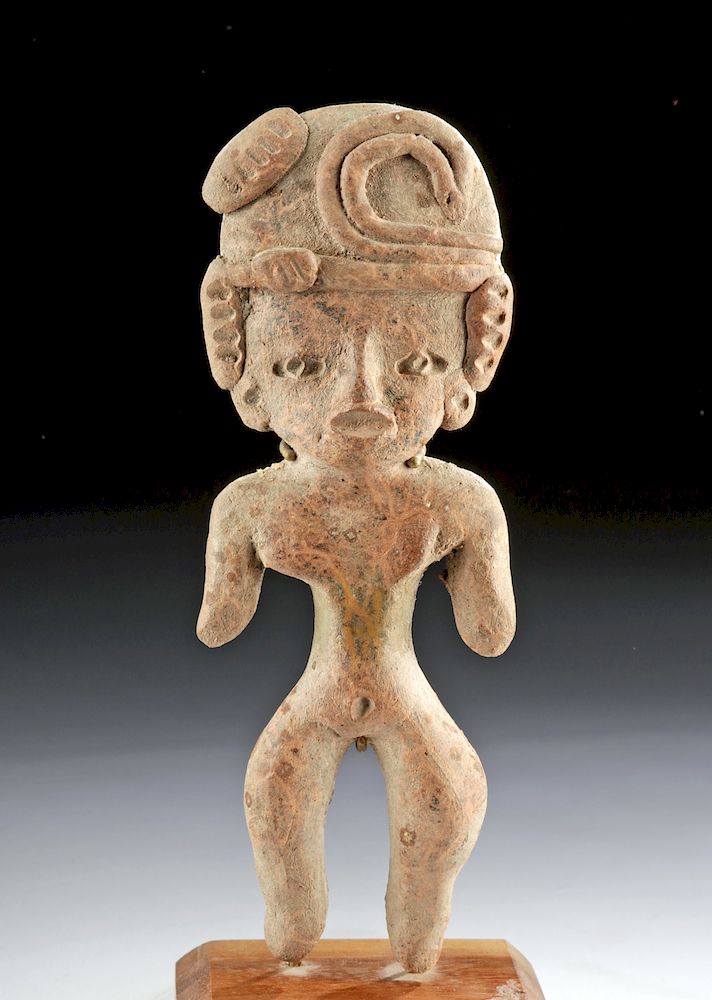 Appraisal: Fine Michoacan Pottery Standing Female Figure Pre-Columbian West Mexico Michoacan