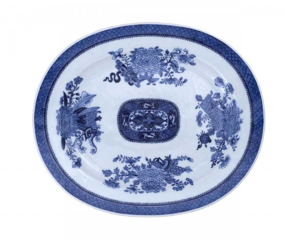 Appraisal: A CHINESE PORCELAIN DISH painted in underglaze blue with the