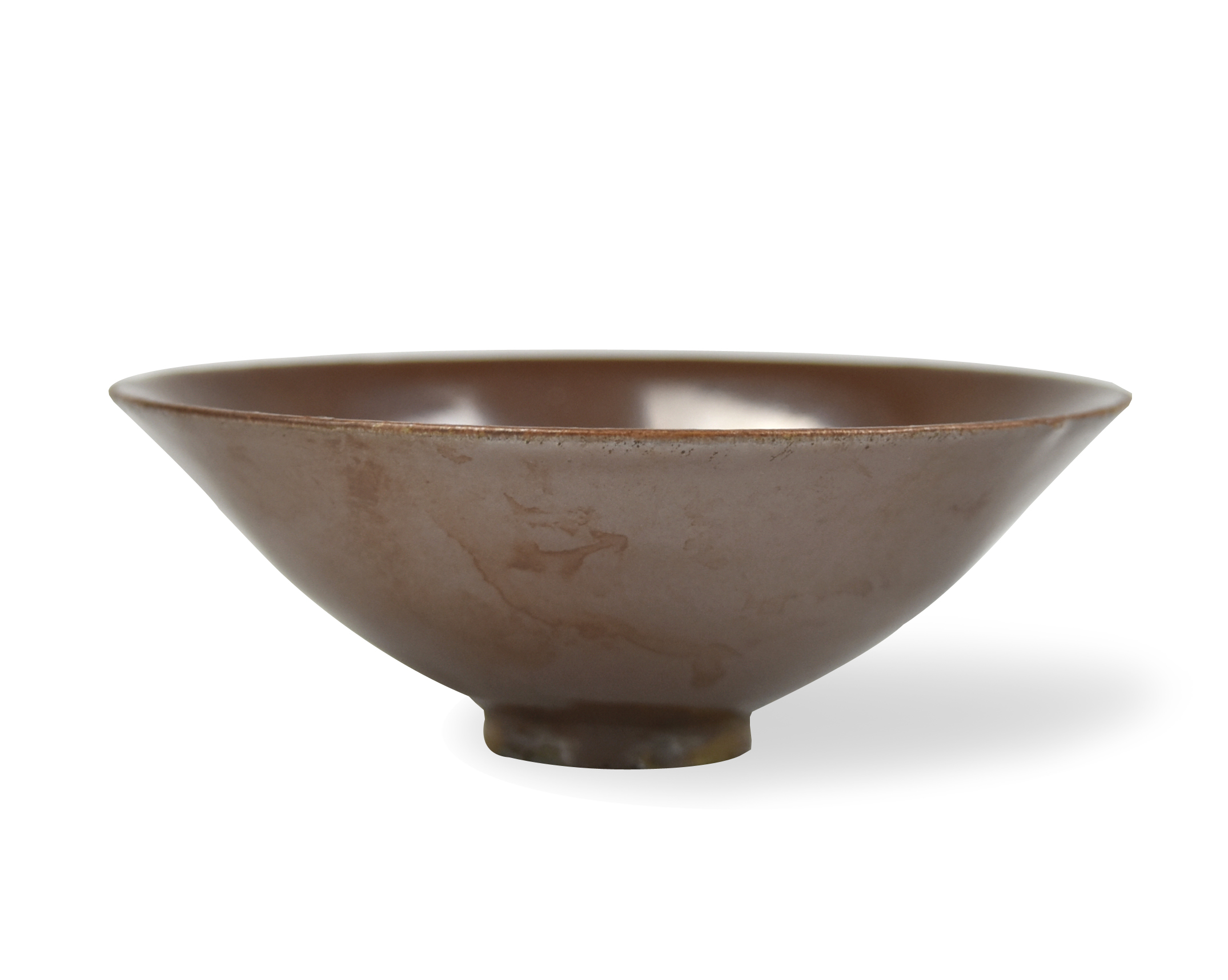 Appraisal: Chinese Song Dynasty elegantly potted of shallow conical form supported