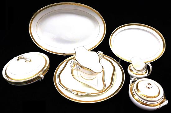 Appraisal: Minton china for Pitkin Brooks Chicago nine pieces pattern 'H