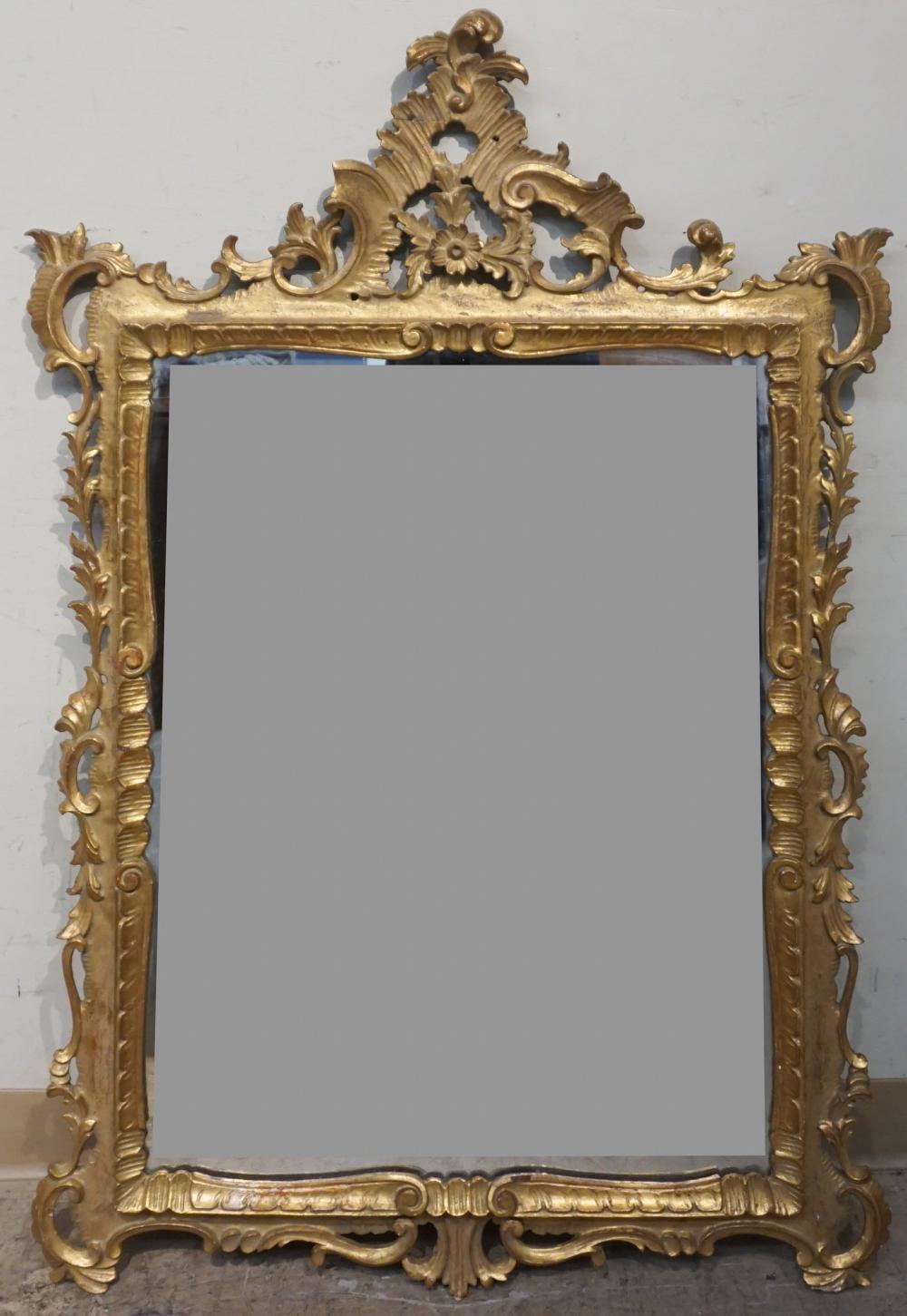 Appraisal: Louis XVI Style Gilt Decorated Frame Mirror x in x