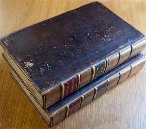 Appraisal: SAMUEL JOHNSON DICTIONARY LONDON TWO VOLUMES two volumes Provenance From