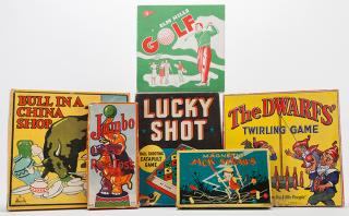 Appraisal: Group of Six Vintage Games Group of Six Vintage Games