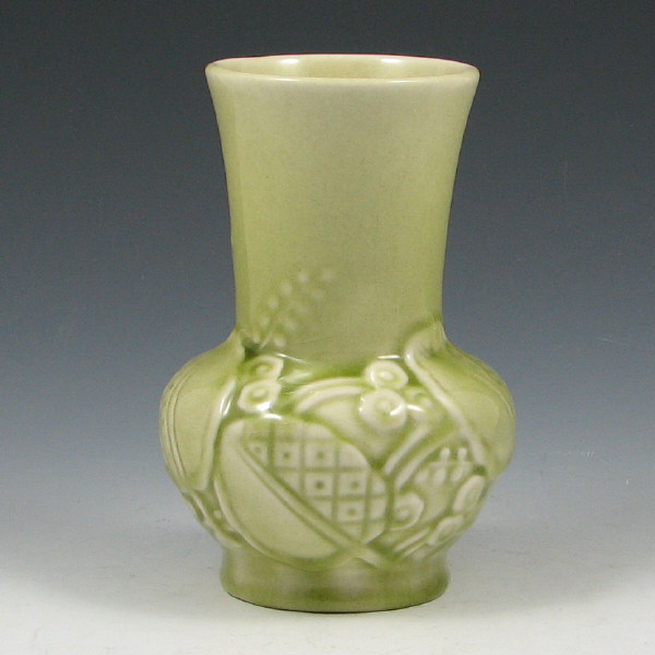 Appraisal: Rookwood Modern Floral Vase - Mint Rookwood gloss green vase