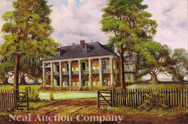 Appraisal: George Frederick Castleden American New Orleans - Beauregard House at