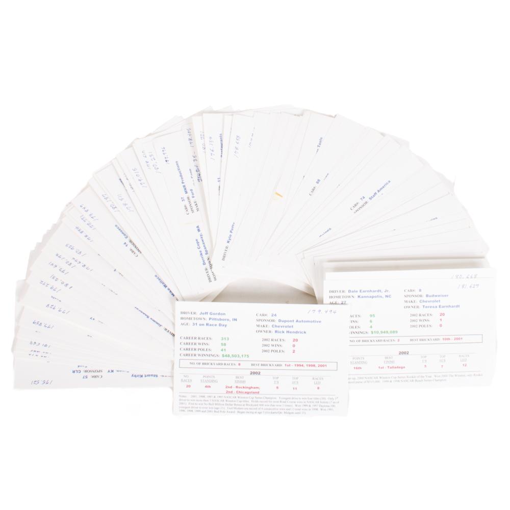 Appraisal: BRICKYARD PUBLIC ADDRESS STAFF USED NOTE CARDS H X W