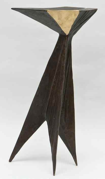 Appraisal: Lynn Chadwick - Candlestick bronze with black-brown patina conceived signed