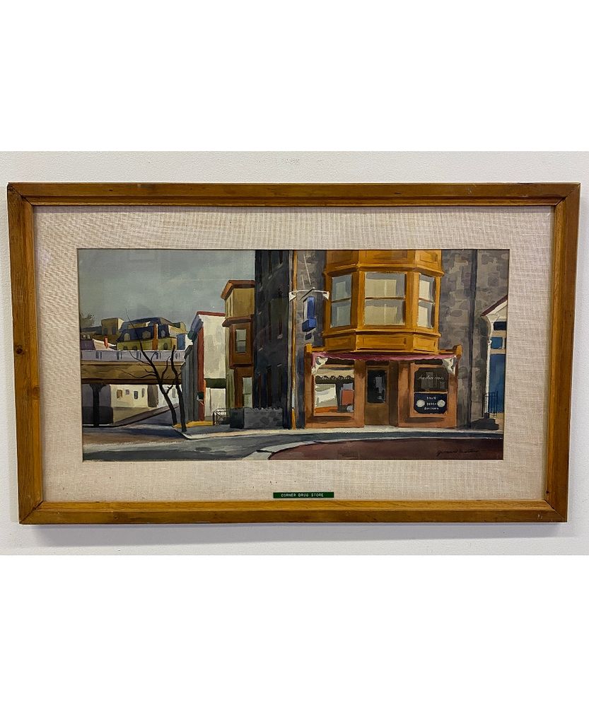 Appraisal: Giovanni Martino Watercolor Giovanni Martino - Pennsylvania framed and matted