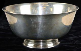 Appraisal: Dominick Haff sterling silver bowl marked Paul Revere Reproduction Sterling