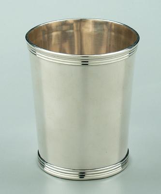 Appraisal: Kentucky coin silver julep cup round slightly tapering side reeded