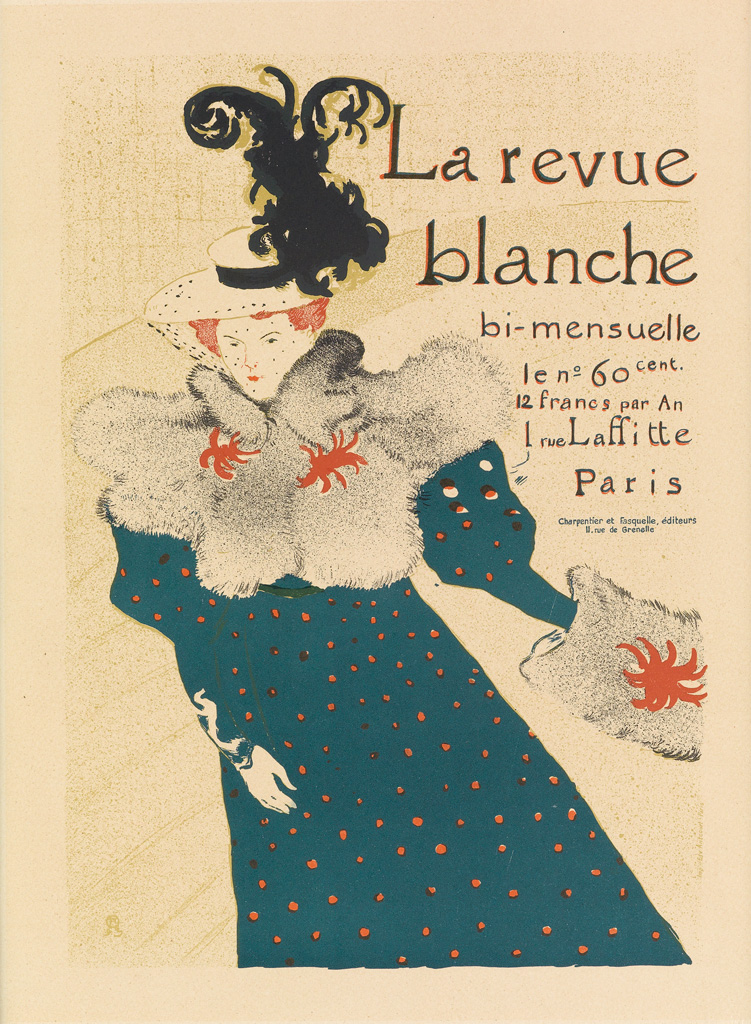 Appraisal: HENRI DE TOULOUSE-LAUTREC - LA REVUE BLANCHE Ma tres de