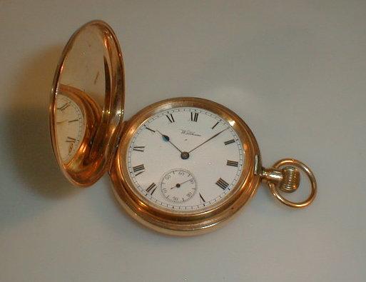 Appraisal: A Waltham full hunter ct gold pocket watch