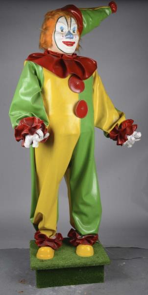 Appraisal: Life-Size Clown Automaton Attention Getter Great advertising attention grabbing clown