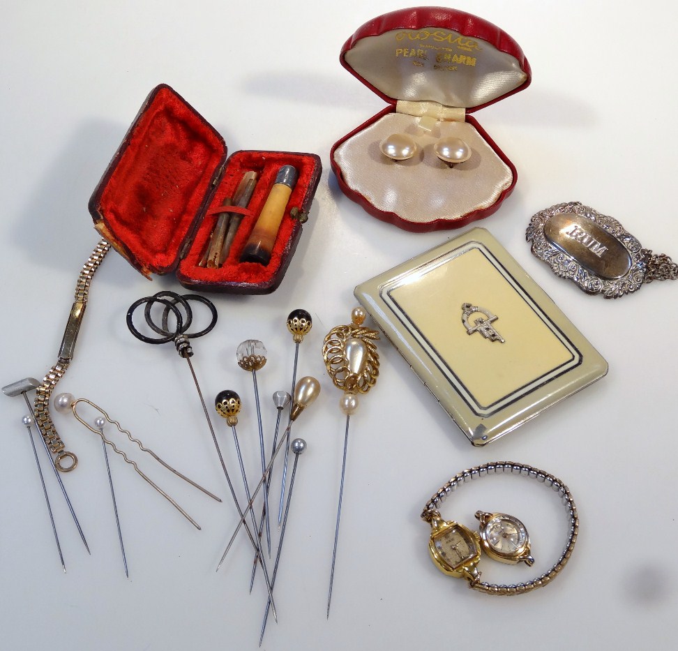 Appraisal: Various jewellery and effects comprising a quantity of Edwardian and