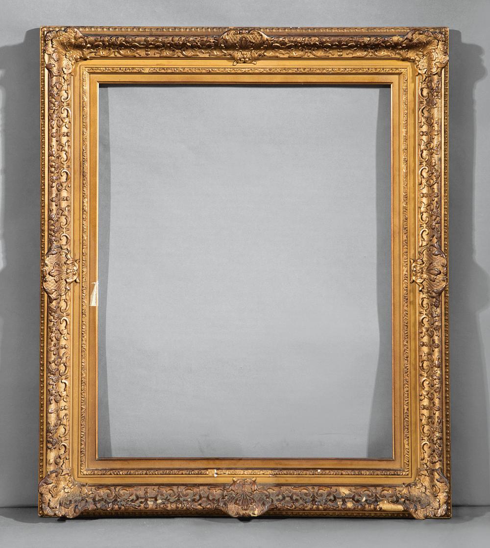 Appraisal: Six Giltwood and Painted Frames th th c one in