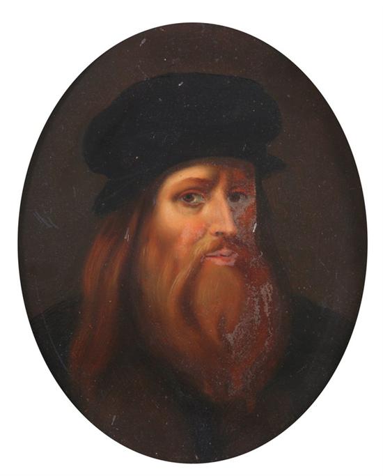 Appraisal: AFTER LEONARDO DE VINCI Italian - SELF-PORTRAIT oil on board