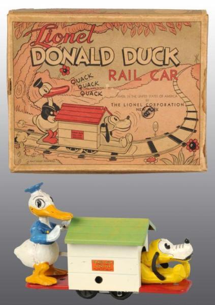 Appraisal: Lionel Walt Disney No Donald Duck Rail Car Description Working