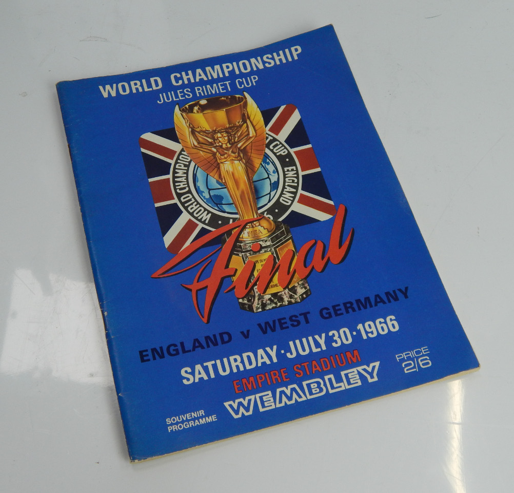 Appraisal: A World Cup Final programme England vs West Germany