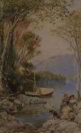 Appraisal: Ebenezer Wake Cook - View of Lake Te Anau New