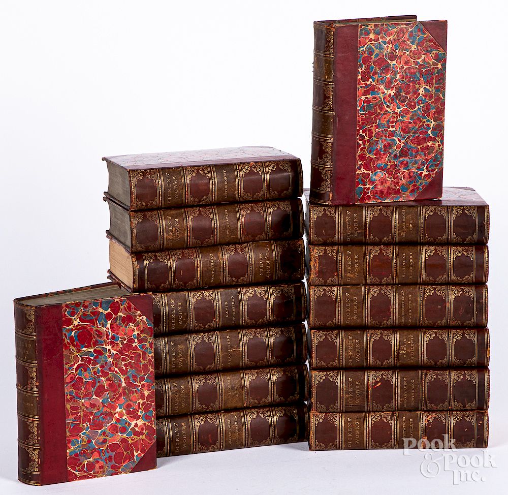 Appraisal: Charles Dickens books Exclusive on Bidsquare Fifteen volumes of Charles