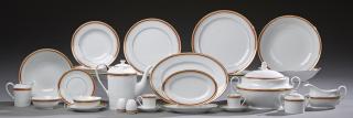 Appraisal: Ninety-Seven Piece Set of Chambord Limoges Porcelain Dinnerware th c