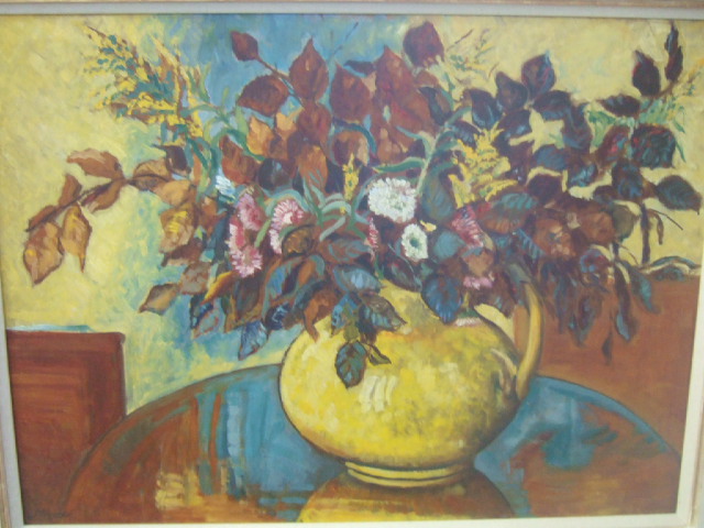 Appraisal: Philip Meninsky th century Still life of flowers in a