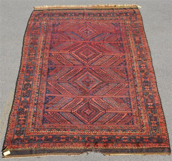 Appraisal: BELOUCH CARPET Afghanistan circa feet x feet inches