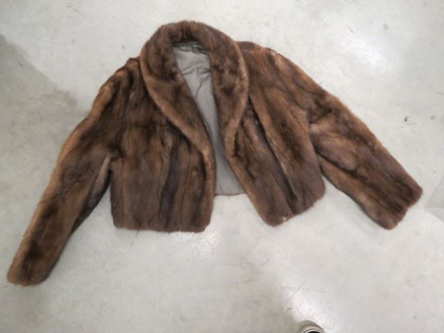 Appraisal: Mink Jacket dark brown