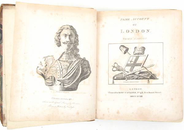 Appraisal: Pennant Thomas Some Account of London London Maps amp plates