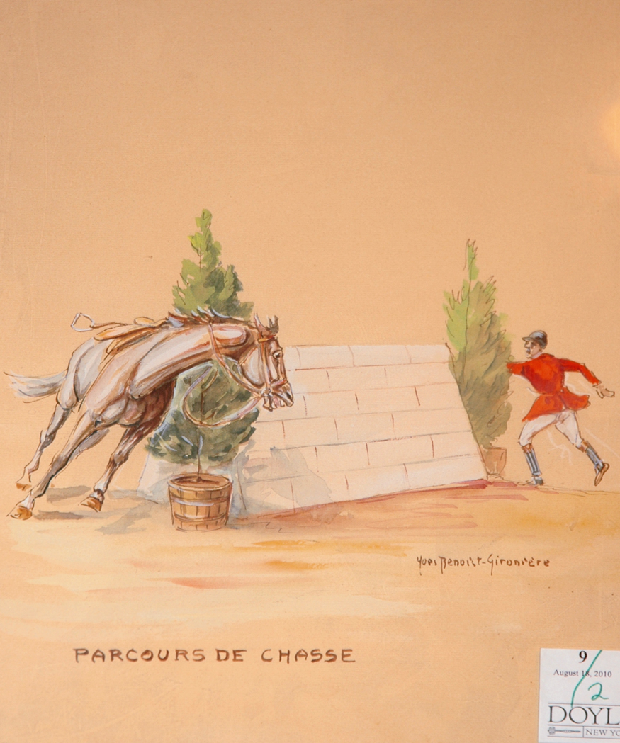 Appraisal: Yves Benoist-Gironiere French - Parcours de Chasse and C'est le